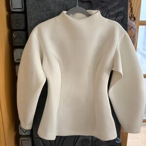 Anthropologie Maeve Flared Sleeve Poly Pullover